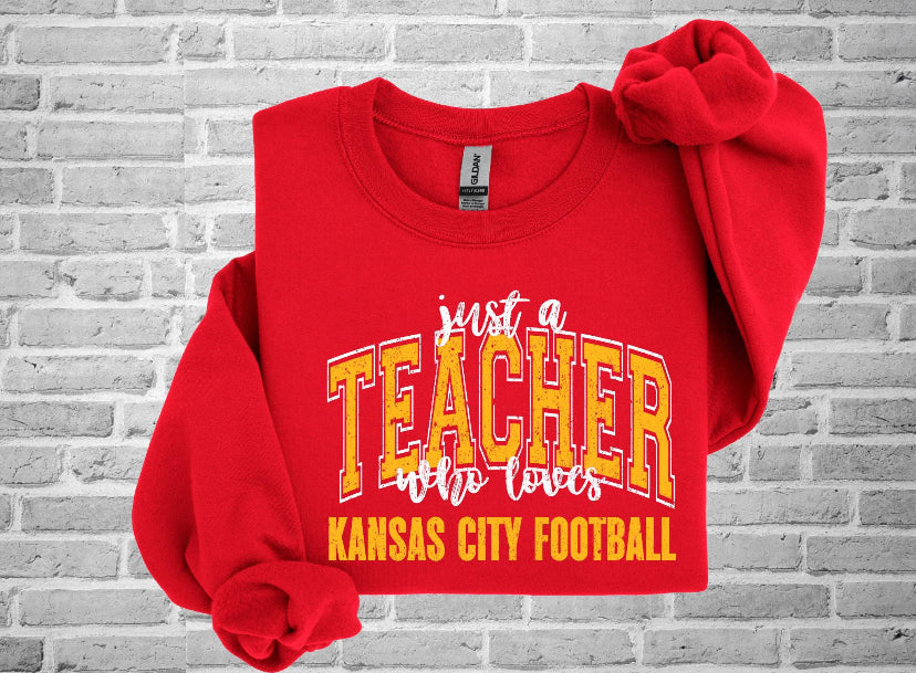 Just a KC Teacher Crewneck