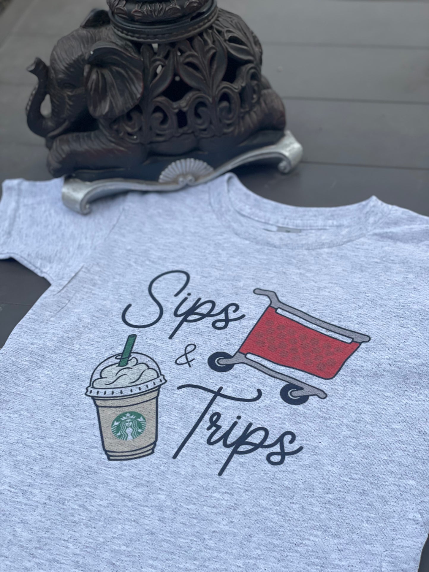 Sips & Trips Youth Graphic Tee