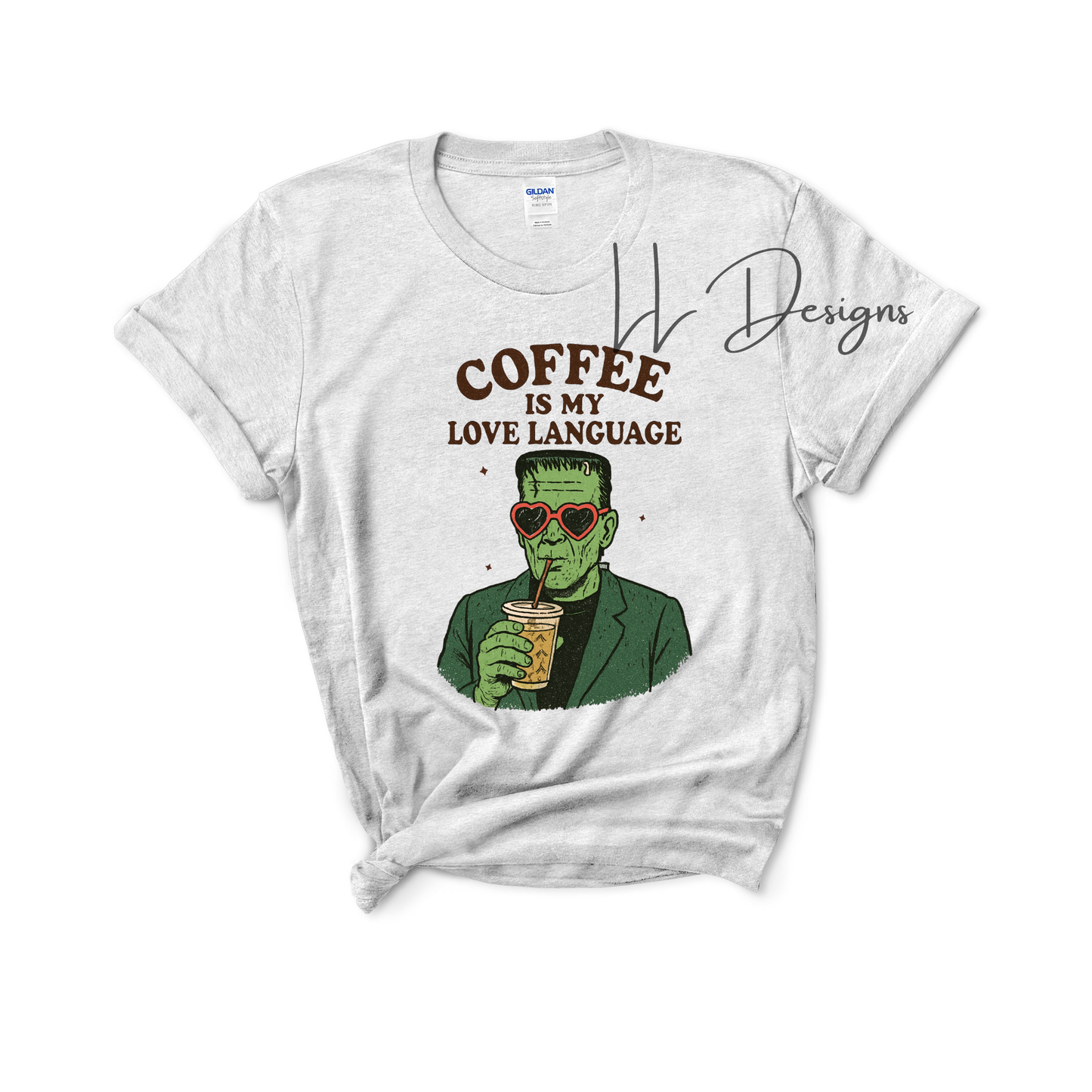 Coffee Is My Love Language Tee ☕💚