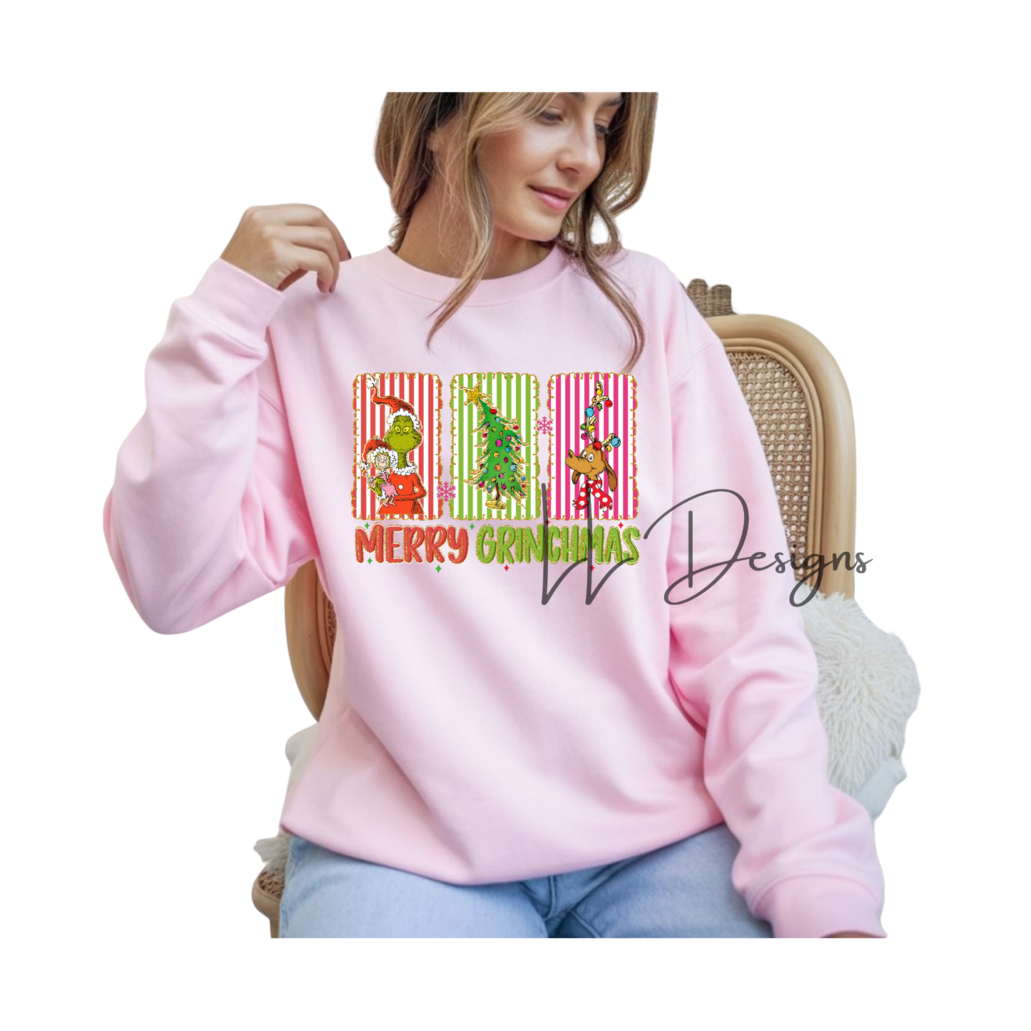 Merry Grinchmas Retro Crewneck