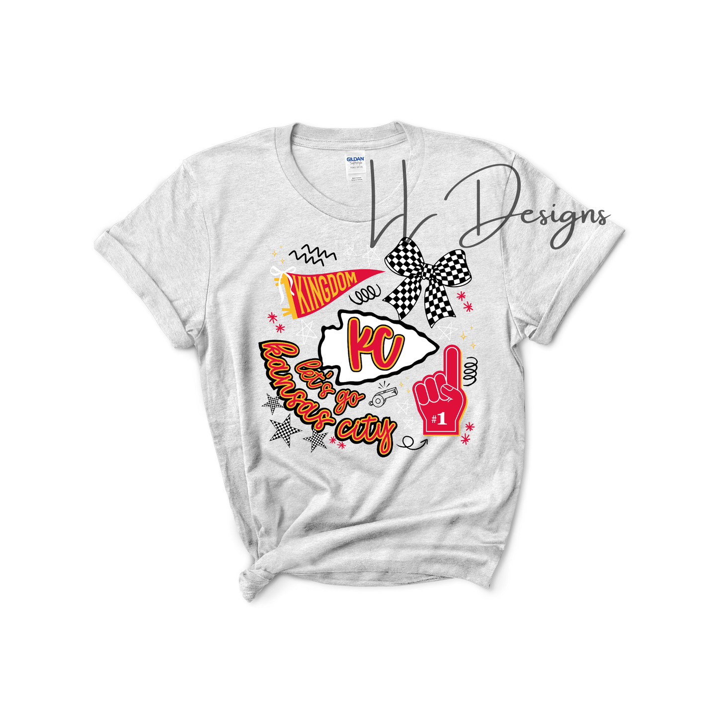 KC Football Spirit Tee & Crewneck πβ€οΈπ€