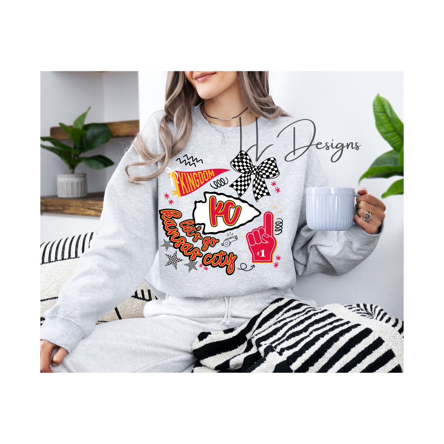 KC Football Spirit Tee & Crewneck πβ€οΈπ€