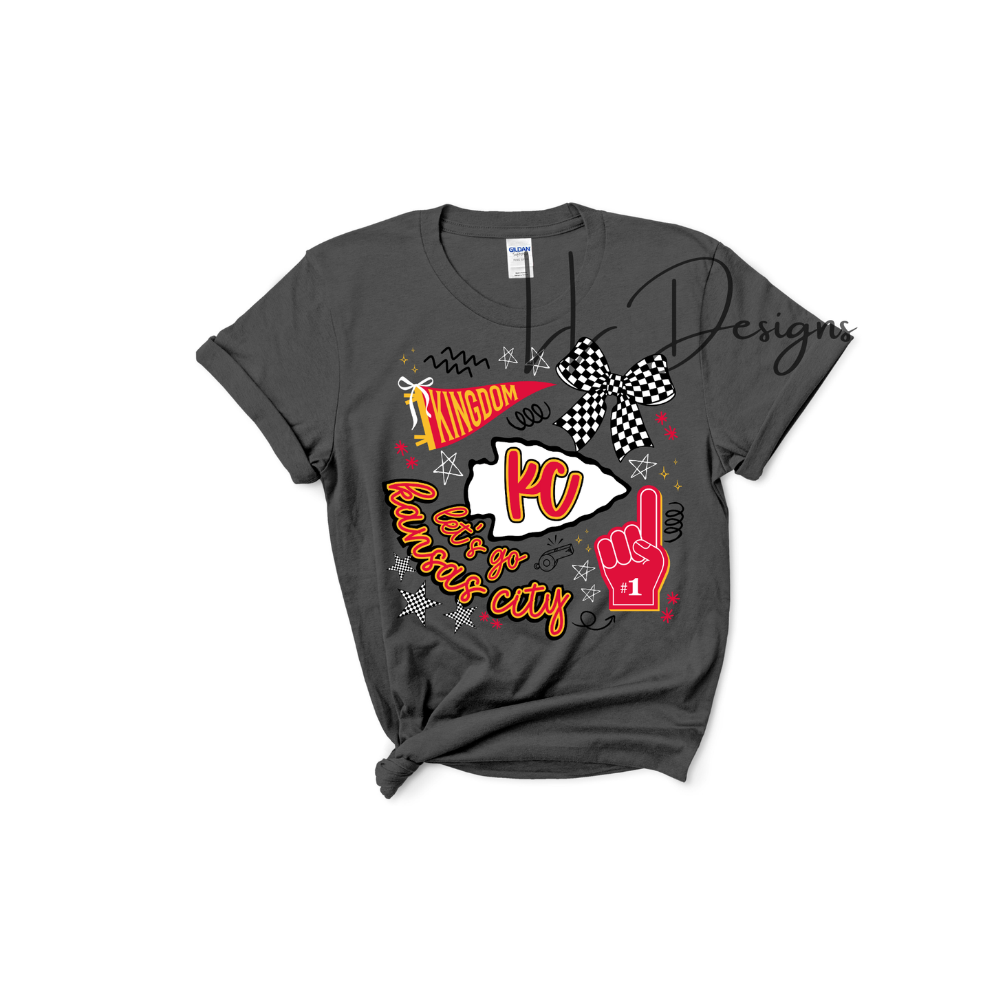 KC Football Spirit Tee & Crewneck πβ€οΈπ€