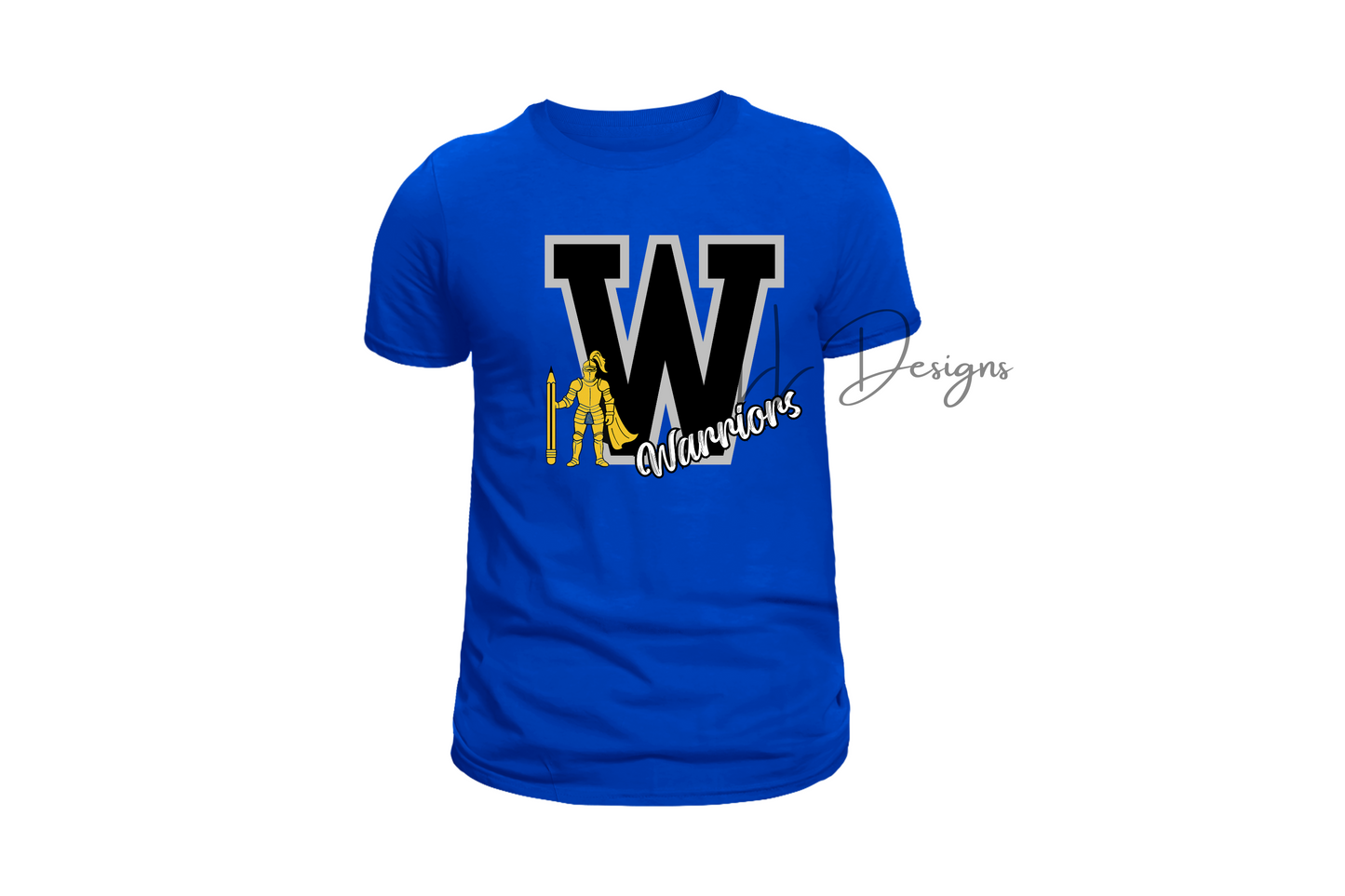 Royal Blue “W Warriors” Tee
