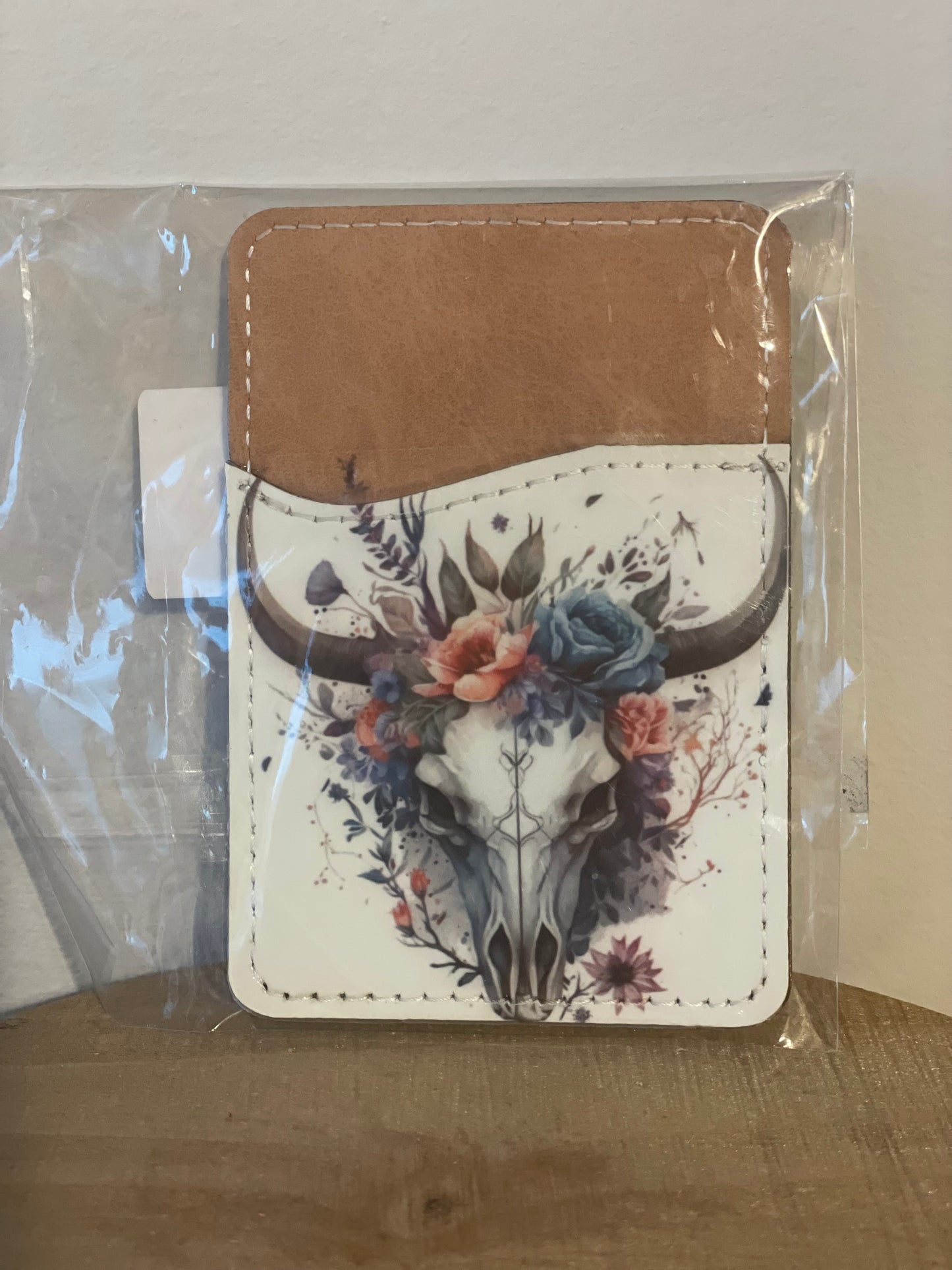 Bull Skull Phone Wallet