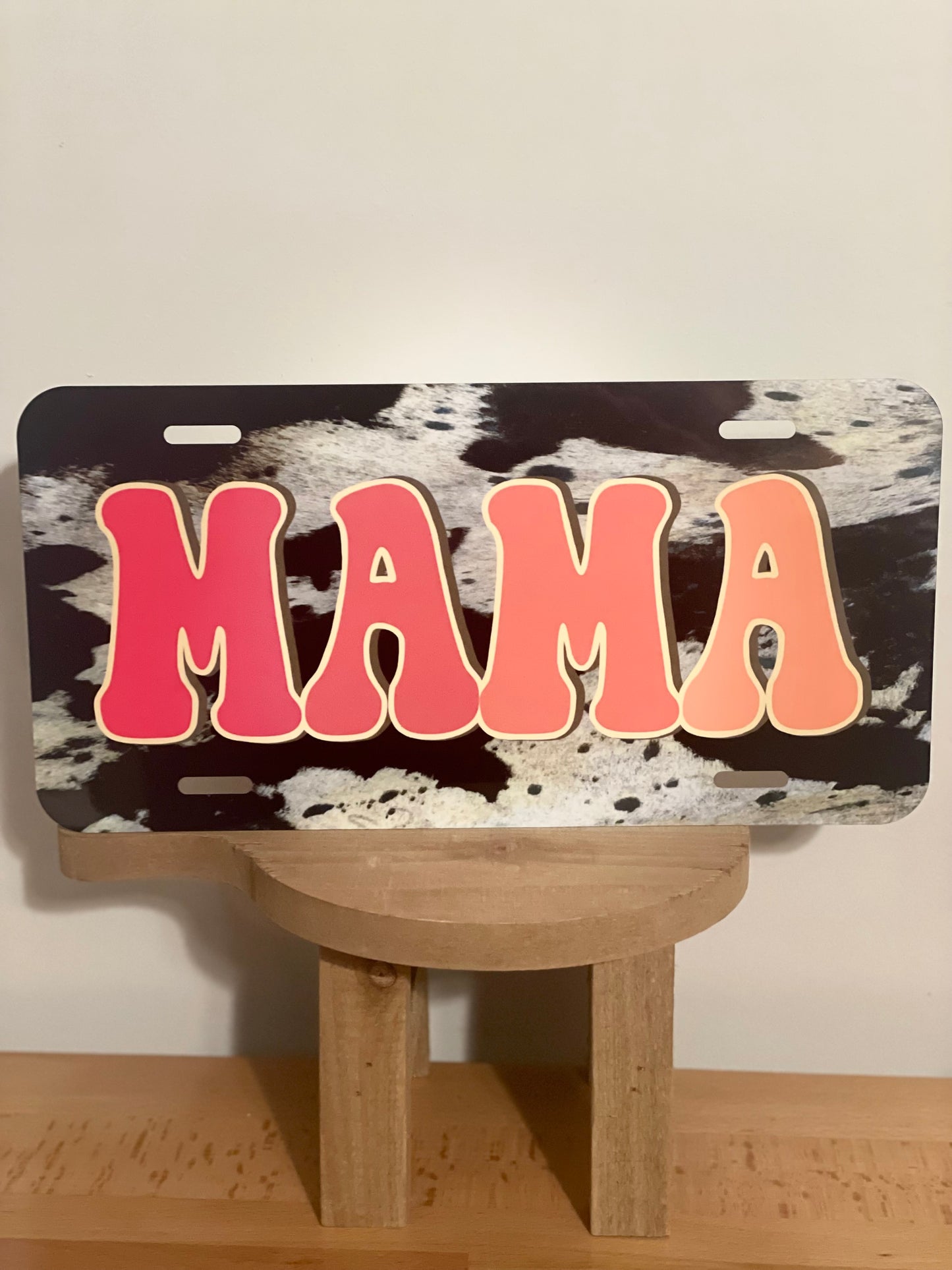 Mama Cow License Plate