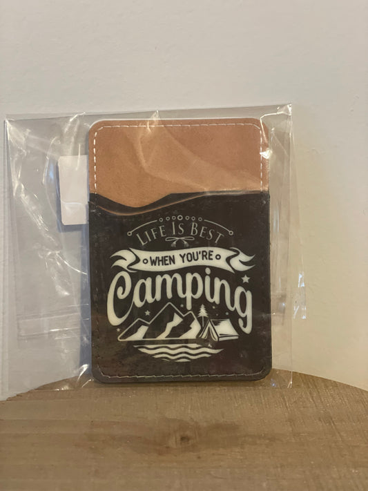 Camping Life Phone Wallet