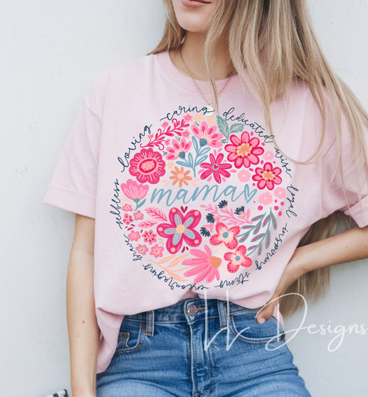 Floral Mama Tee