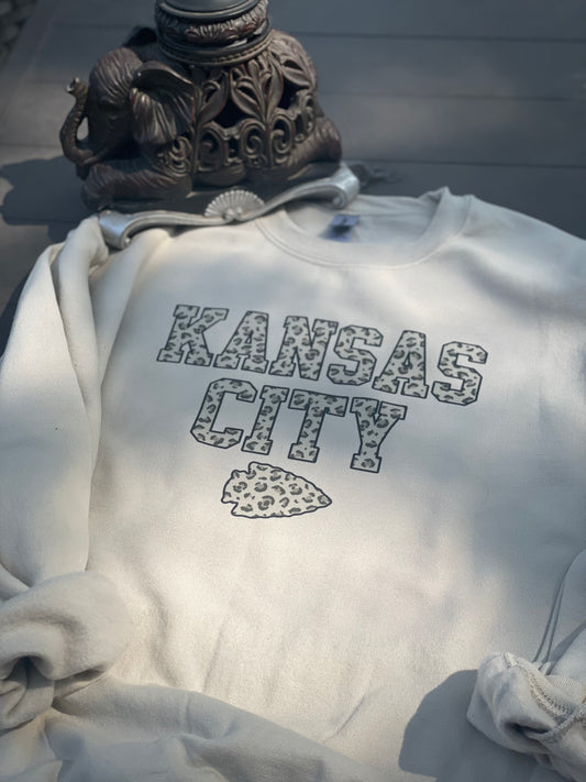 Kansas City Leopard Crewneck