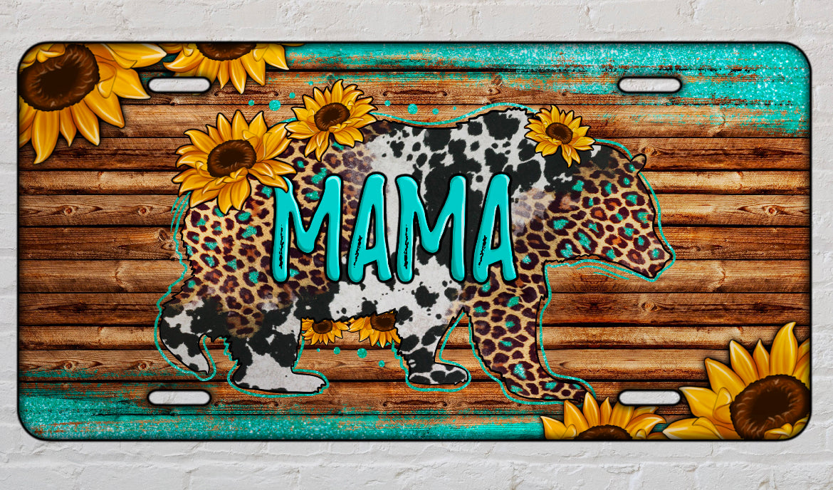 Mama Bear License Plate