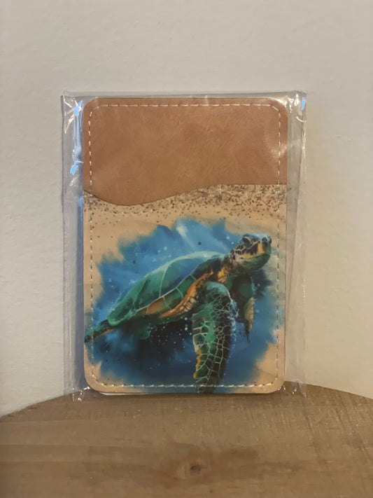 Under The Sea Turtle Phone Wallet