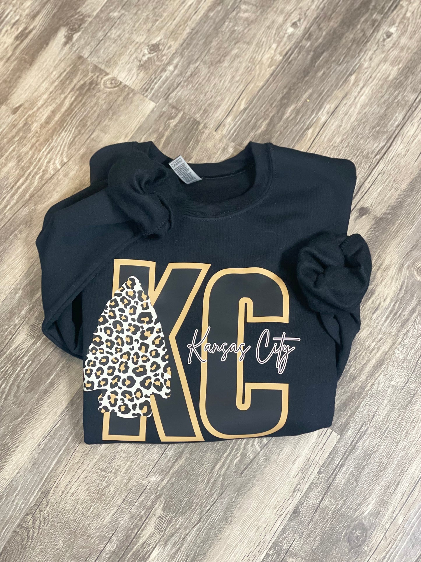 Kansas City Black Crewneck