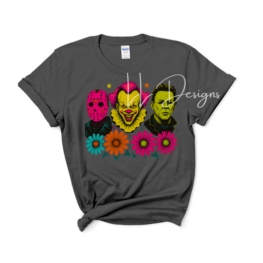 Neon Horror Tee