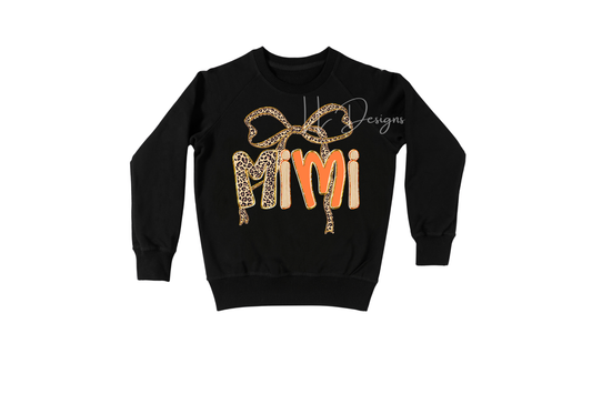 Leopard Bow Fall Shirt – Multiple Name Options